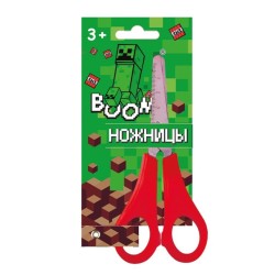 Ножницы детские "My Game" 13 см, с линейкой, mix