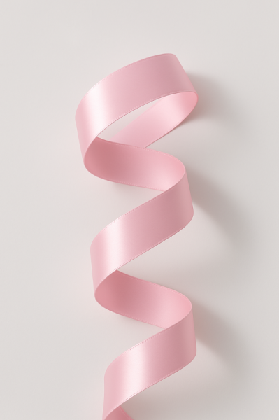 Лента для декора и подарков "Ribbon of Joy", neon light pink (3,8 см*1 м) 