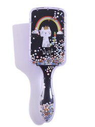 Расческа "Rainbow'' and cat, black