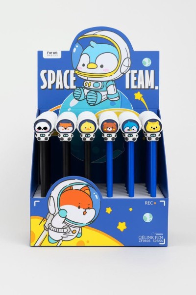 Ручка пиши-стирай "Space team", шоу-бокс 36 шт. 