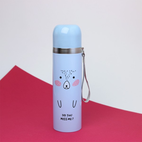 B-BW-6381-Z ТЕРМОС "Did you...?" blue 500ml 