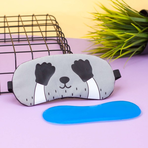 Маска для сна гелевая "Playing panda" 