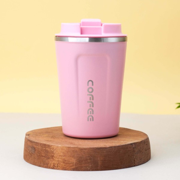 Термокружка Mini coffee, pink (380 ml) 