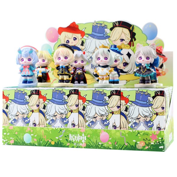 Сувенир в сюрприз-упаковке «Anime kids», mix (11,8 см), пластик, шоубокс 8 шт. 