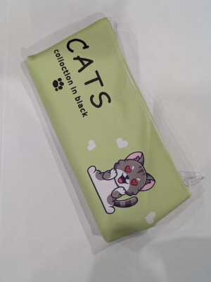 Пенал "Cats collection", green