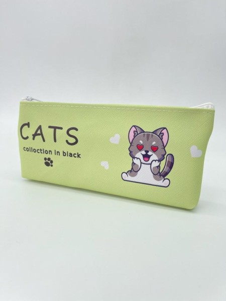 Пенал "Cats collection", green 