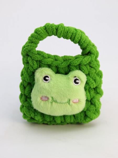 Сумочка для наушников "Frog", green (11.5*9.5 см) 