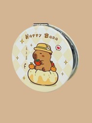 Зеркало раскладное "HappyBara", тыква (7*7 см)
