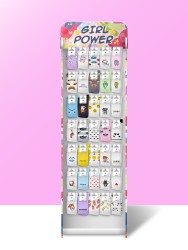 Стойка с крючками "Girl power" (590 шт. женских носков)