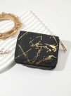 Кошелек "Marbleized purse", black (11*8,5 см)