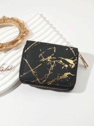Кошелек "Marbleized purse", black (11*8,5 см)