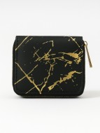Кошелек "Marbleized purse", black (11*8,5 см)