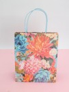 Пакет подарочный «Flower hugs», blue-orange (21*25.5*10)