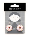 Серьги акриловые GIRLY "Tasty donut"