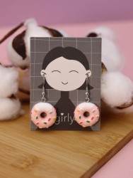 Серьги акриловые GIRLY "Tasty donut"