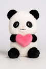 Мягкая игрушка "Panda hearts", pink, 20 см