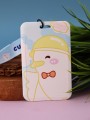 Футляр для карт на ленте "Happy day", yellow hat