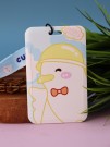 Футляр для карт на ленте "Happy day", yellow hat