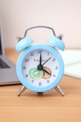 Часы-будильник "Mini kiwi", light blue