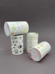 Набор наклеек "Bright drawings", mix (7,2см*2м)