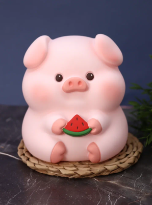 Копилка "Pig with watermelon", 17 см