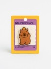 Значок акриловый iLikeGift "Capybara and Orange"