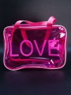 Дорожная косметичка "LOVE" pink, 30*20*11 см