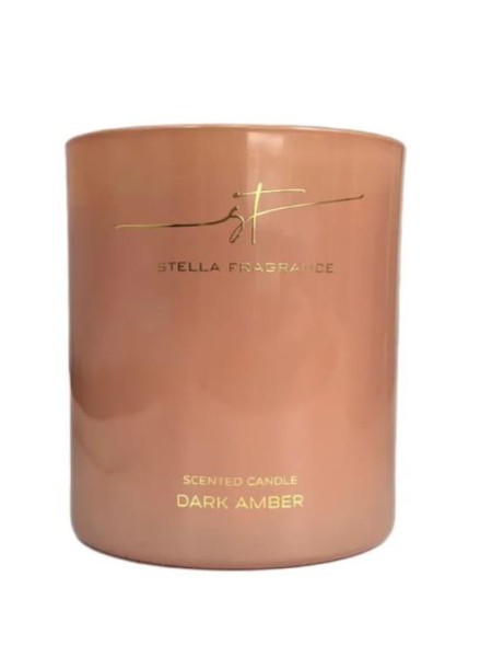 Свеча Stella Fragrance "Dark Amber" 160 гр 