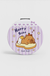Зеркало раскладное "HappyBara", сэндвич (7*7 см)