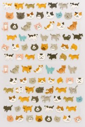 Наклейки "Cute cats" (9*20,5 см)