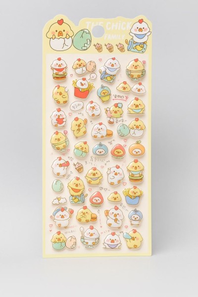 Наклейки объемные "Wind-up duck" (20,5*9 см) 