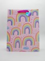 Пакет подарочный «Funny rainbow», pink (32*42*11.5)