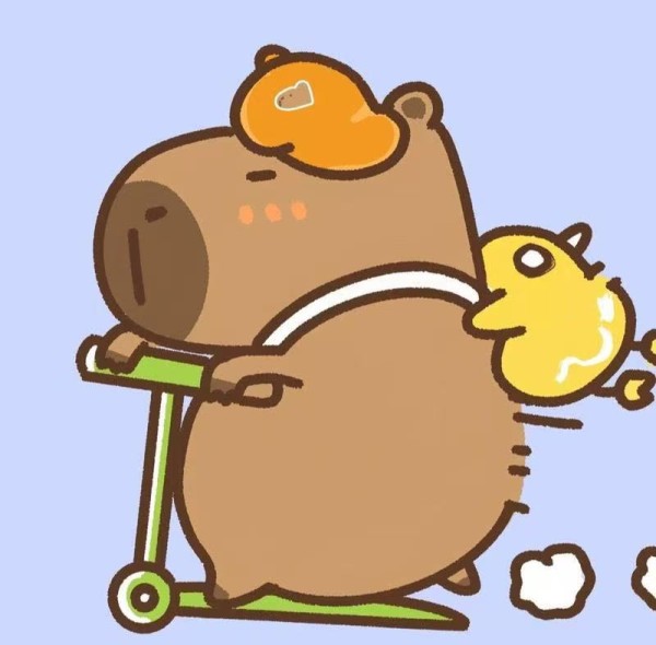 Алмазная мозаика  Draw Me! «Capybara on a scooter», (20*20 см) 