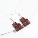 Серьги акриловые GIRLY "A piece of chocolate"