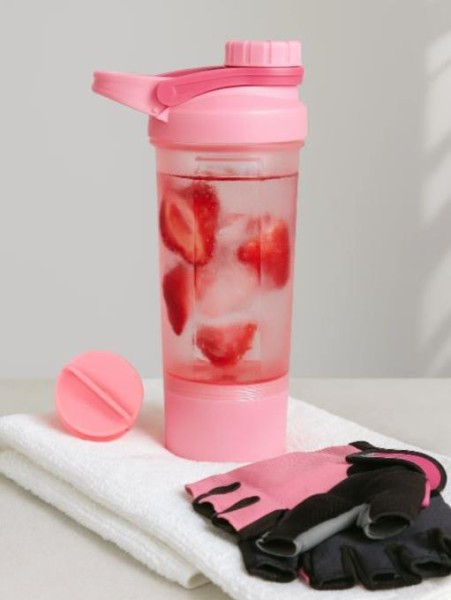 Спортивный шейкер "Good day", pink (500 ml) 