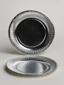 Набор бумажных тарелок 20 шт. "Silver party" (230 мм)
