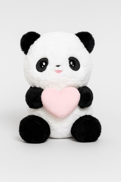 Мягкая игрушка "Panda hearts", light pink, 20 см 