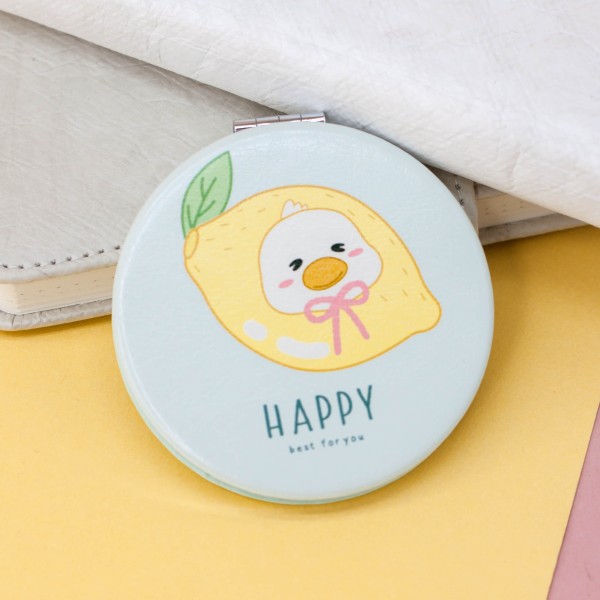 Зеркало "Happy duck lemon", green 