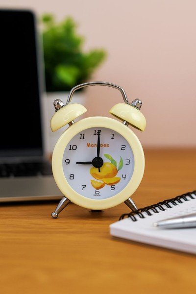 Часы-будильник "Mini mango", yellow 