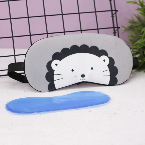Маска для сна гелевая "Hedgehog" 