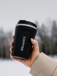 Термокружка Mini coffee, black (380 ml)