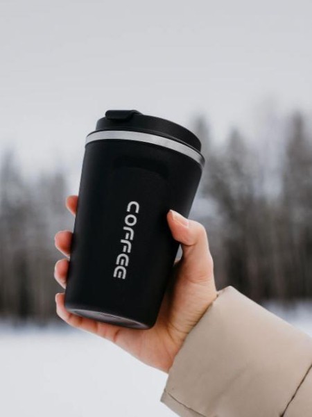 Термокружка Mini coffee, black (380 ml) 