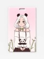 Держатель для карт Аниме "Perfect panda girl" (6,5 х 10,4 см)