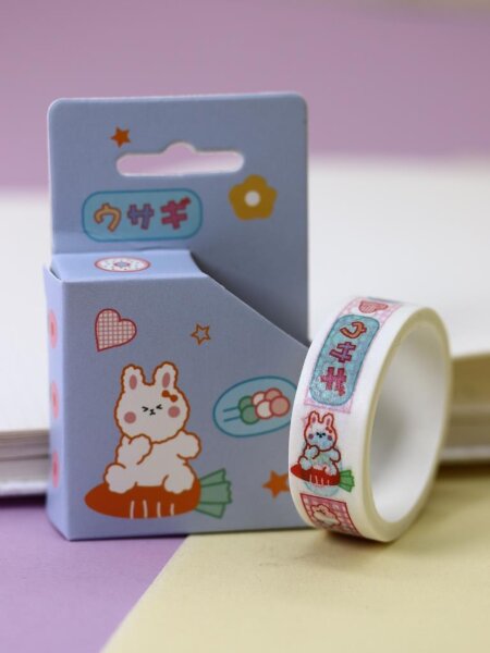 Декоративный скотч "Rabbit", purple 