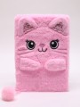 Блокнот плюшевый «Pink Kitten» (21,5*14,5 см)