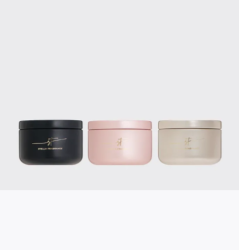 Набор свечей в мини-формате SF "Caramel", "Basil + Mint", "Leather", 3 шт х 50г