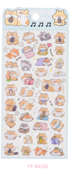 Наклейки "Wind-up hamster" (20,5*9 см)