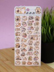 Наклейки объемные "Wind-up hamster" (20,5*9 см)