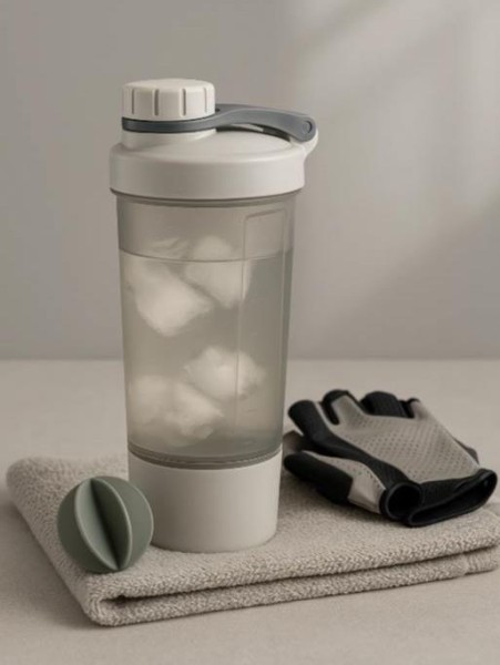 Спортивный шейкер "Good day", grey (500 ml) 