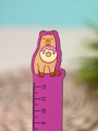 Линейка ECO из дерева «Capybara donut»